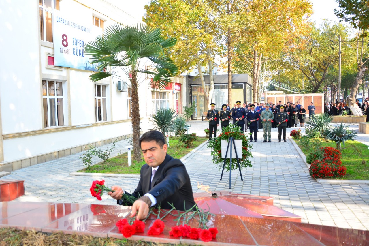 "Zəfər Günü" Ağstafada silsilə tədbirlərlə qeyd olundu - FOTOLAR